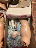 20 +/- Vintage Doll Parts