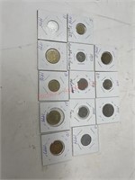 Coins and Vintage Ball Cards