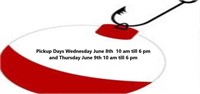 Pickup Days Wed June 8th & Thurs June 9th  10-6 pm