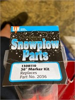 Snowplow Parts 36” Marker Kit