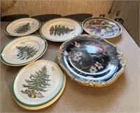 Spode Christmas & Misc. Ceramic Plates