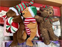 5 Boxes Christmas Fitz & Floyd Decorations,