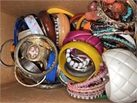 14+/- Vintage Bracelets, Gold, Decorative