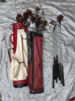 Spaulding Golf Clubs, 10+/- Wooden, Metal Golf