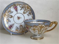 DRESDEN TEACUP & SAUCER GERMANY