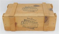 * Wooden "Holiday Inn" Crate