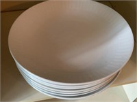 D&V Technoceram Dinner Plates set of 8 12”