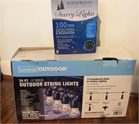 NIB 24ft Outdoor String Lights Bistro Lights