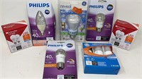 NIB LED Bulbs 40W Lightbulbs Dimmable Philips