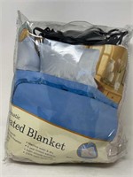 NEW Heated Blanket Twin Sz Cream Colored