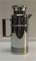 MCM CHROME 10-1/2" COCKTAIL SHAKER W/WOODEN