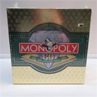 UNOPENED 60 YEAR ANNI EDITION MONOPOLY.