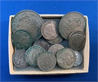 Grouping of World Coins as Found