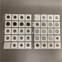 2 Sheets Better Grades/Dates French Coins