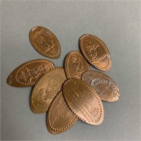 Collection of Copper Lucky Pennies
