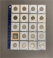 RCM 1912-1952 25 Cent Pieces