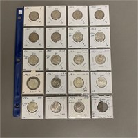 RCM 1948-1978 25 Cent Pieces