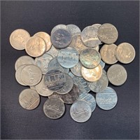 Lot of 44 1968 Forward Canada Dollar Coins