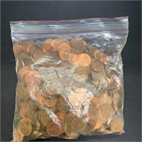 Lot of Loose Canadian Pennies