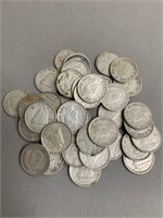 40 RCM 10 Cent Pieces 1944-1950 Loose