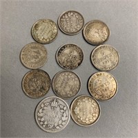 RCM Dimes and Newfound Dimes Dates 1883-1943