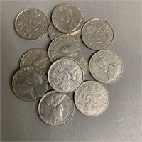 RCM Loose 5 Cent Pieces Various Dates