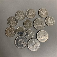 Loose RCM 50Cent-25Cent-Dollar Coins