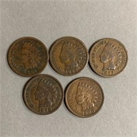 1883 to 1900 US Indian Head Pennies