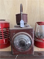 Early hanging carriage lamp (rear marker light)