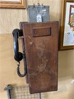 Railway telephone from signal box at Molong