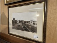 Pair of old, original railway photos