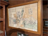 Map of NSW railways 1932, 950 x 650mm