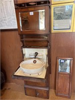 Rare multi purpose carriage washstand cabinet (Nor