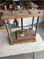 Bookbinders press, ready for use