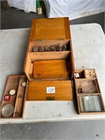 Early chemists slide mounting kit for production o