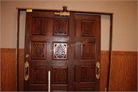 Wooden Double Door with frame