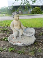 Vintage Cement Water Fountain