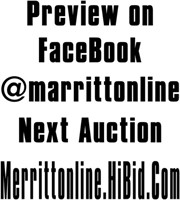 Next Auction Preview @merrittonline on FaceBook