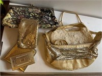 Sequined Handbag & Wallets, Knick Knacks 20 +/-