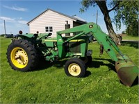 1974 John Deere 2030 Tractor w/175 Loader