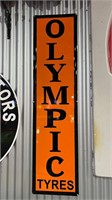 NO RESERVE - Olympic vertical sign 1800mm x 450mm