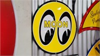 NO RESERVE - Moon Eyes round sign 605mm