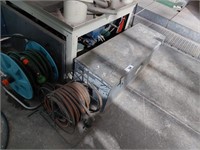 2 Hose Reels each with Hose & Fittings & Tool Box