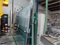 Bremner Steel Freestanding Glass Storage Rack