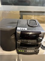 Kenwood Mini Stereo Cassette Radio with Speakers