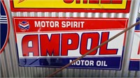 NO RESERVE - Ampol Motor Oil sign 1220mm x 610mm