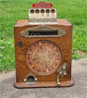 Caille Ben Hur Victorian Era Nickel Slot Machine