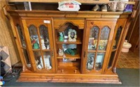 Glass Door Cabinet and Collectibles