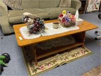 Coffee Table, Rug, and Miscellaneous