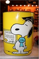 Snoopy Lunch Box & Trash Can